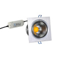 Downlight quadrado LED com 3 anos de garantia